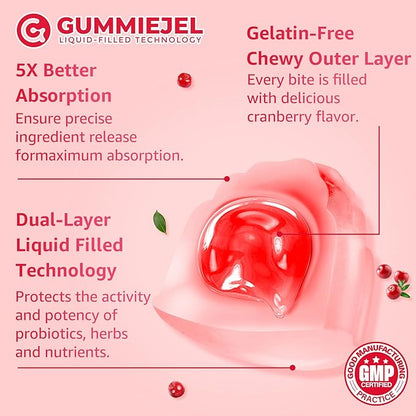 Menopause Gummies Supplement for Women w/ Red Clover, Black Cohosh for Hot Flashes, Menopause Support Vitamins + Ashwagandha Probiotics, Over 50 Hormone Support Balance Gummies Sugar Free, Vegan 60ct