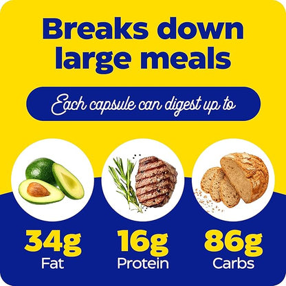 Enzymedica Digest Gold + ATPro, Maximum Strength Digestive Enzymes, Helps Digest Large Meals, for Gas and Bloating, 240 Capsules
