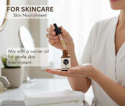 Earth N Pure Vanilla Essential Oil Natural & Therapeutic Grade | for Skin, Face, Hair, Candle, Diffuser and Home Fragrance 15 ML