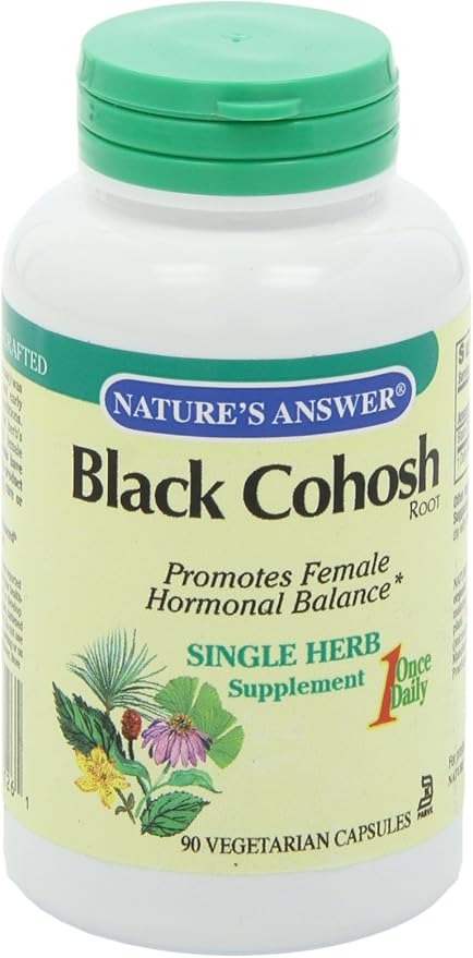 Nature's Answer Black Cohosh Root, 90-Count