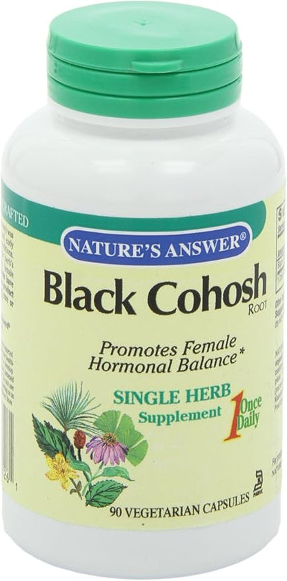 Nature's Answer Black Cohosh Root, 90-Count