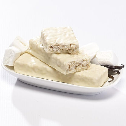 Proti-Thin Fluffy Vanilla Crisp Protein Bars, 15g Protein, Low Calorie, Very Low Carb (VLC), Low Fat, High Fiber Snack, KETO Diet Friendly, Ideal Protein Compatible, Gluten Free (6 Boxes - Save 10%)
