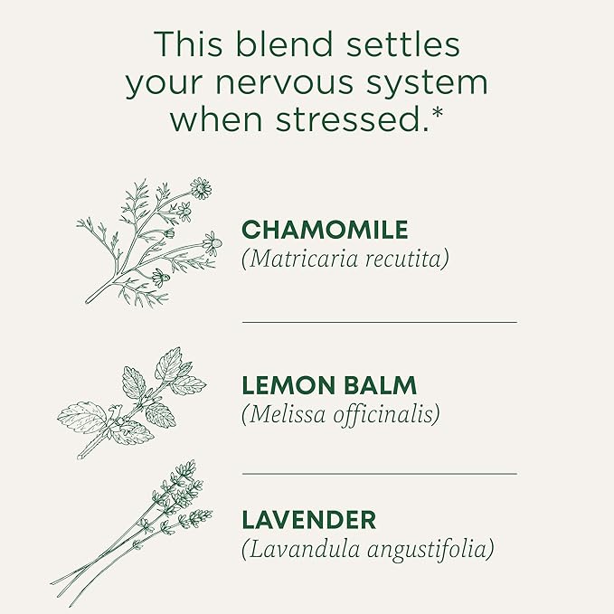Traditional Medicinals Organic, Chamomile & Lavender - Chamomile Tea Supporting Stress Relief and Relaxation - Kosher, Non-GMO, Caffeine-Free, Compostable - 16 Tea Bags (Pack of 2)
