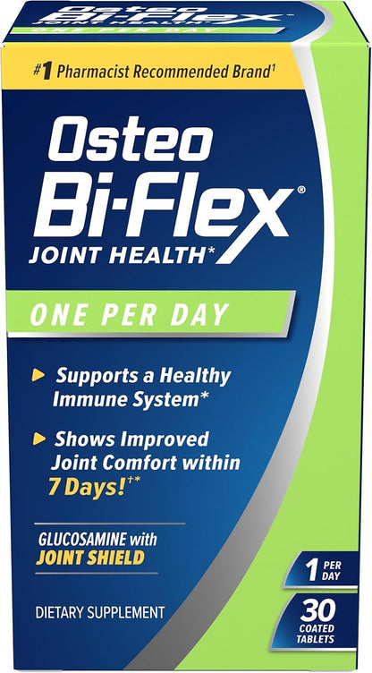 Osteo Bi-Flex One Per Day Vitamin D Supplement, Improve Joint Function, Support Bone and Immune Health, 30 Coated Tablets