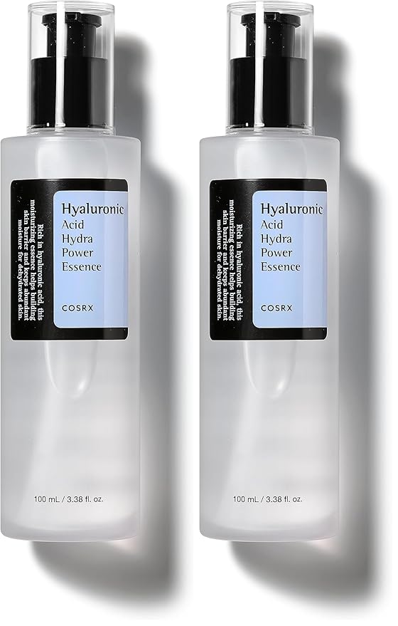 COSRX Hyaluronic Acid Toner, 3.38 fl.oz / 100ml, For Dry Skin, Lightweight Daily Essence, Day and Night, Korean Skin Care, Animal Testing Free, Paraben Free (Pack of 2)