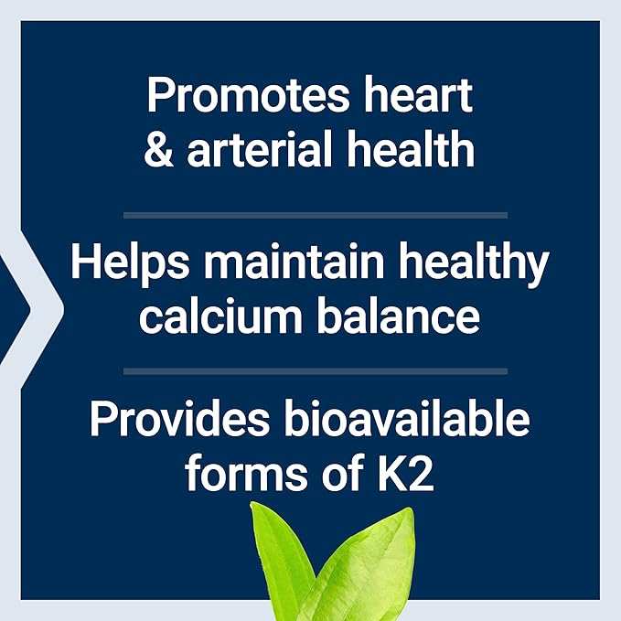 Life Extension Super K, Vitamin K Supplement, 2000 Mcg Vitamin-K and 1180 Mcg Vitamin K2, Heart Health, Once-Daily, 90 Softgels (Pack of 2)