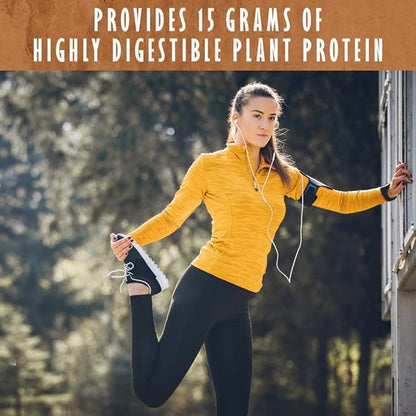 Garden of Life Organic Plant Protein Chocolate Flavor Protein Powder with Probiotics & Enzymes – Plant Based Powder, Amino Acids, Non-GMO, Grain-Free, Gluten-Free, Vegan, 10 Servings