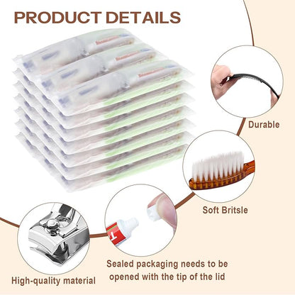 Travel Size Toiletries Kit Individually Packed,Personal Hygiene Kit for for Men Women