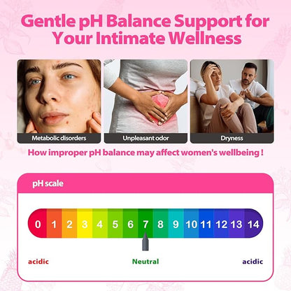 Her Juicy Feminine Probiotics Gummies with Slippery Elm Supports pH Balance Gut Health & Immune System Promote Vaginal Health for Women 40 Pineapple Gummies