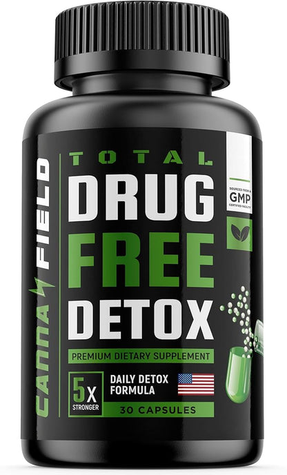 Detox and Liver Cleanse - USA Made - 5-Days Natural Toxins Remove – Best Pills to Pass Test - Premium Detox Supplement - 30 Capsules
