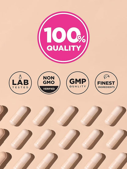Raw Flora Women's Probiotics | Dr. Formulated 60 Billion CFU + Prebiotics | Digestive, Vaginal & Urinary Support | 33 Vegan Capsules with Cranberry & D-Mannose | Shelf Stable