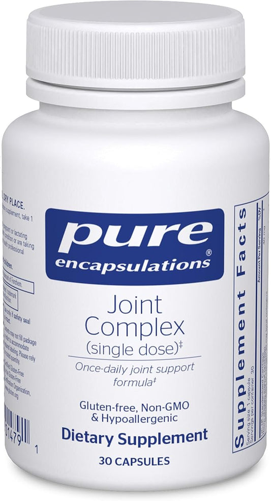 Pure Encapsulations Joint Complex (Single Dose) | Once-Daily Supplement to Support Joint Mobility, Comfort, Tissue, and Cartilage Health* | 30 Capsules