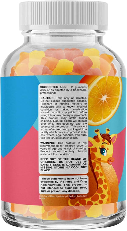 Phytoral Kids Vitamins Gummy Multivitamin Chewable - Kids Gummy Vitamins for Mood Support Natural Energy Boost and Immune Support for - Immune Gummies and Natural Multivitamin - 90 Count