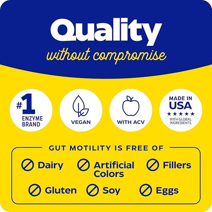 Enzymedica, Gut Motility, Digestive Transport Support, 30 Count