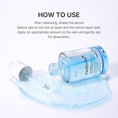 medicube Hyaluronic Multi Peptide PDRN Serum for Glowing and Soothing | Lightweight Water Plumping Radiant Facial Serum for All Skin Type, Hydrating Moisturizer, Korean Skincare | 30ml 1.01fl.oz.