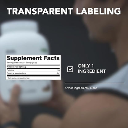 RIVAL NUTRITION Micronized Creatine I 100% Creatine Monohydrate Powder I 120 Servings I 5g Per Serving I Supports Muscle Performance, Lean Mass, and Cognitive Function | Unflavored I for Men & Women