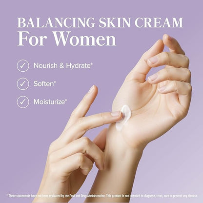 Advanced Estro-Life Balancing Skin Cream for Women | Cosmetic Skin Cream with Estriol, Wild Yam, Black Cohosh, Vitamin A, Black Currant Oil & Manganese | Paraben-Free | 80 Applications | 4oz Pump