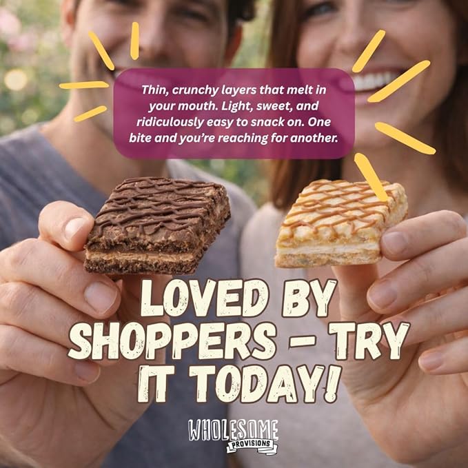 Protein Wafer Squares, Value Variety Pack, 15g Protein, Low in Sugar, 10 Squares Total, Light and Crispy, Includes Vanilla, Mocha, Chocolate, Lemon, Chocolate Raspberry (Variety, 1 Pack)