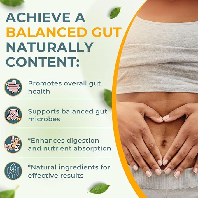 Vital Gut Health 4in1 Formula with Apple Cider Vinegar, Prebiotics & Probiotics, Digestive Enzymes for Strong Immunity Support and Complete Gut and Digestion Support- 30 Days Supply