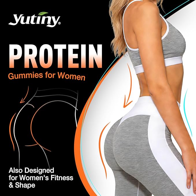 Whey Protein Gummies with BCAA 2:1:1, 10g Protein per Serving for Men & Women, Low Calorie, Sugar Free, Orange Flavor, 120 Count