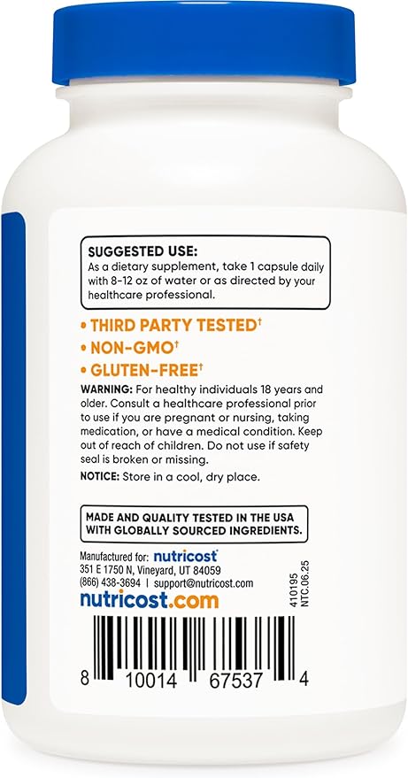 Nutricost Milk Thistle Extract 240 Capsules for 240 Servings Per Bottle (2 Pack) - Vegan, Non-GMO and Gluten Free