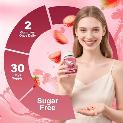 Ultra Methylated Vitamin B Complex Sugar Free Gummies - All B Vitamins + Vitamin C D3 K2 Ashwagandha Magnesium Omega 3 CoQ10 for Women Men - Methyl Vitamin B12, Methylfolate, B1, B2, B3, B5, B6, B7 B9