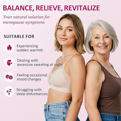 Vigority Estrogen Cream For Women, Natural Bioidentical Menopause Relief & Hormonal Moisturizer for Face, Neck & Body - Menopause Support for Hot Flashes, Menstrual Cycle - 2 Pack