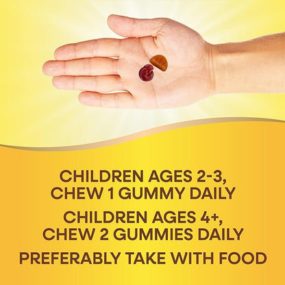 Nature’s Way Alive! Kids Zero Sugar Gummy Multivitamins, for Kids Ages 2+, Supports Bone, Eye & Immune Health*, No Sugar Alcohols, Plant-Based Sweeteners, Berry-Citrus Flavored, 60 Gummies