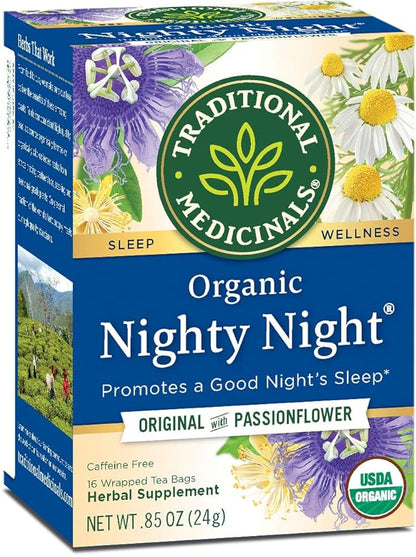 Traditional Medicinals Organic Nighty Night Tea, 16 Tea Bags