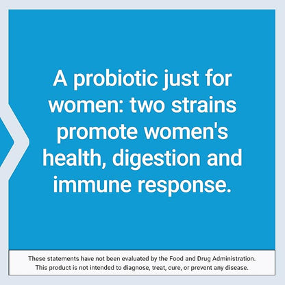 Life Extension FLORASSIST® Probiotic Women's Health, Vaginal Health, Digestive Health, Immune Health, Gluten-Free, Non-GMO, Vegetarian, Once-Daily Formula, 30 Capsules
