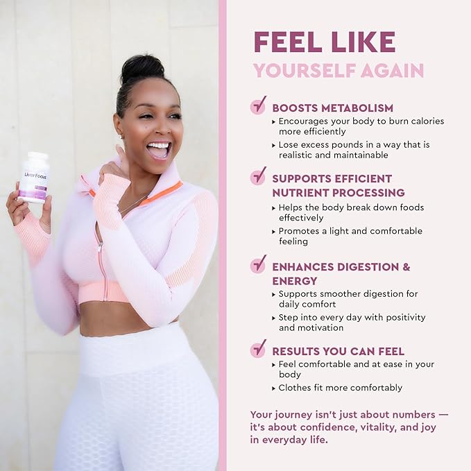 JJ Smith Liver Focus – Liver Cleanse Supplement with Milk Thistle, Alpha Lipoic Acid, Turmeric, Dandelion Root & Artichoke – Supports Active Liver, Fat Metabolism, Digestion, Energy,& Clearer Skin