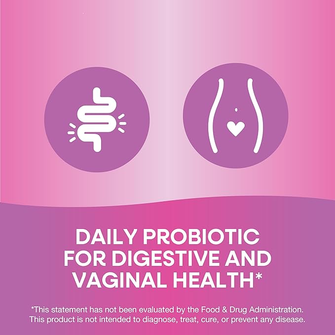 Nature's Way Women's Probiotic Pearls, Supports Vaginal and Digestive Health*, 1 Billion Live Cultures, Protects Against Occasional Bloating & Constipation*, Easy-to-Swallow Softgels, 30 Count
