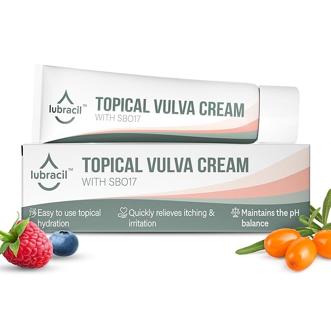 Vulva Moisture Cream - Daily Feminine Care Moisturizer Helping with Vaginal Dryness, Burning, Itching, Lubrication & Comfort for Women Estrogen Free, Non-GMO, Omega-7, Vitamin E, 1.76 Fl Oz, 1 Pack