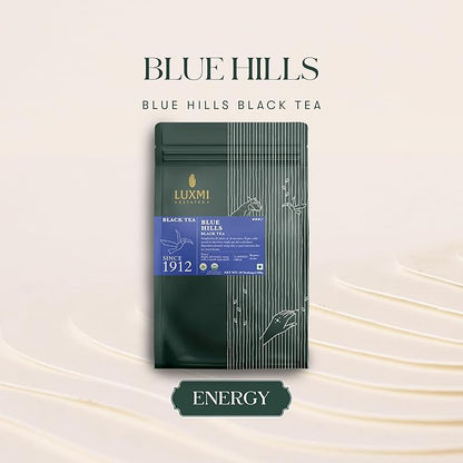 Luxmi Estates - Blue Hills black Tea, 50 Teabags, 100% biodigrable Teabags
