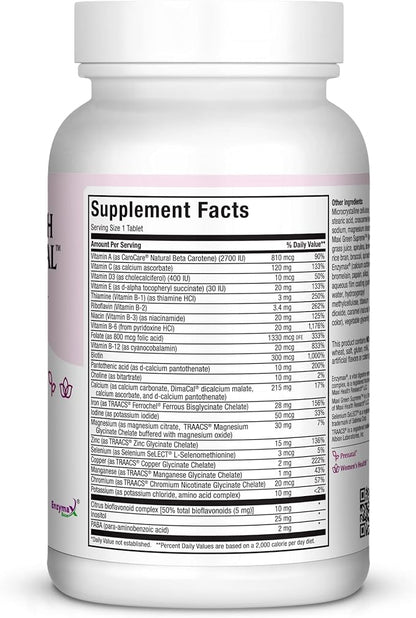 Maxi Health Prenatal Vitamins for Women – One Daily Prenatal Vitamins with Iron, Folate, Choline, Vitamin D3, and Essential Nutrients – High Absorption Supplement – 120 Day Supply