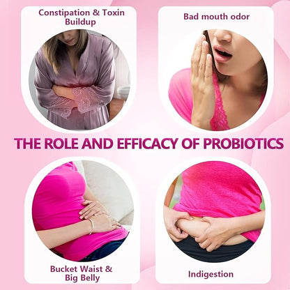 Women's Probiotics, 120 Tablets 120 Billion CFU 18 Strains, Contains Organic Prebiotic Cranberry, Probiotic Supplement for Digestion, Immunity, Women's Health, Soy Gluten Dairy Free