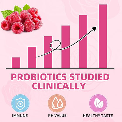 Premium Feminine Balance Gummies, Hawaiian Pineapple Feminine Gummies for Women PH Balance & Vaginal Health, Vegan, 60 Gummies