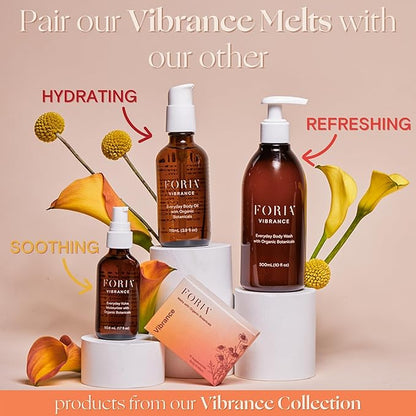 FORIA Vibrance Melts - Organic, Fragrance- Free, Natural Moisturizing Vaginal Suppositories - 12 Count
