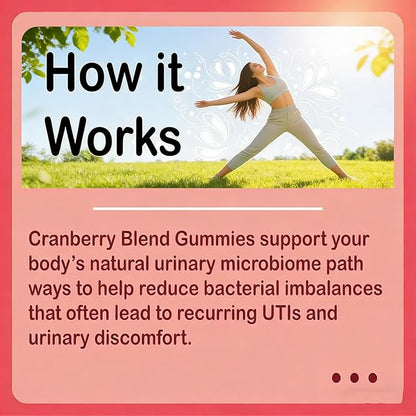 avaRoot Cranberry Mixed Gummies – Probiotics + Vitamin C, balances Women's pH Levels to Help Maintain Kidney and Urinary System Health – 60 Gummies (1 Box)