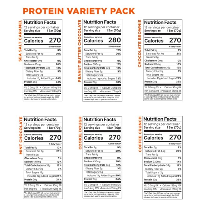 PROBAR - PROTEIN Bar, Variety Pack, Non-GMO, Gluten-Free, Healthy, Plant-Based, Whole-Food Ingredients, Natural Energy (12 Count) - Flavors May Vary
