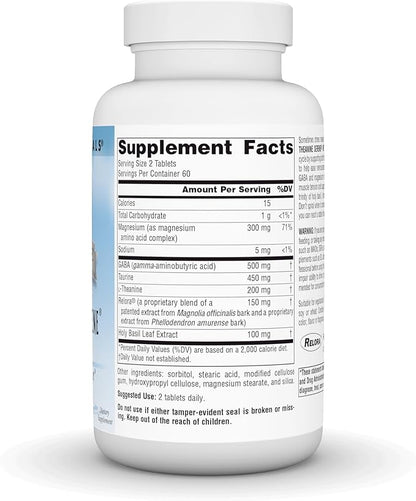 Source Naturals Theanine Serene with Relora, Calm Mind and Body* - 120 Tablets