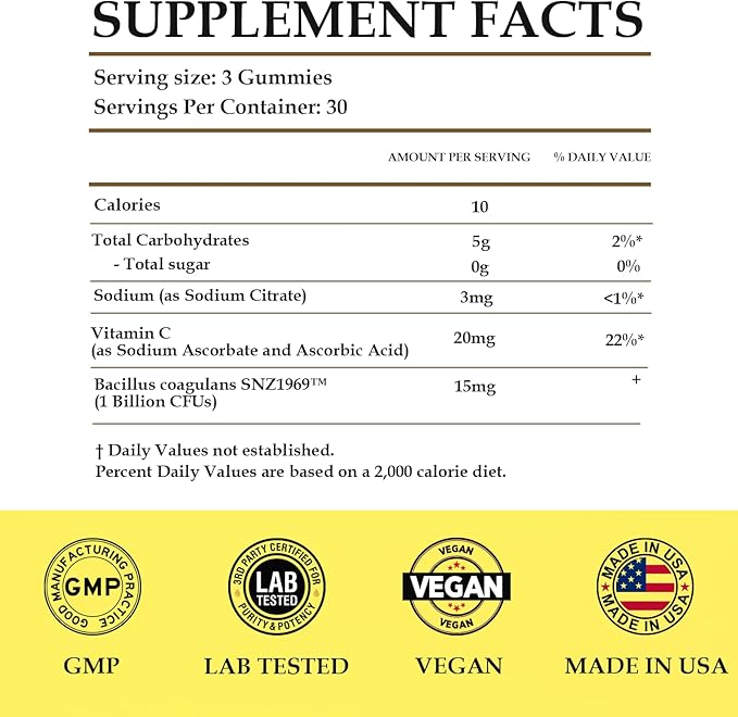 MATOP pH Balance Feminine Gummies for Women - Vaginal Probiotic Lemon Gummy Vegan Gluten-Free Sugar-Free 90 Gummies - 30 Servings