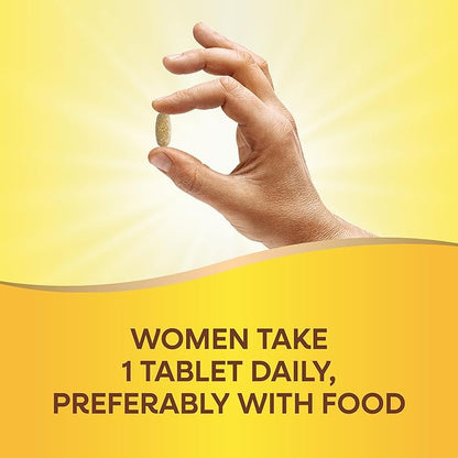 Nature’s Way Alive! Ultra Potency Multivitamin for Women 50 Plus, Complete High Potency Formula with Vitamin D3, C, E, Methylated B12, Supports, Heart, Brain, and Bone Health*, 150 Tablets