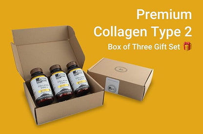 Type 2 Collagen for Joint Support | 270 Capsules (9 Month Supply) | Grass-Fed Hydrolyzed with Hyaluronic Acid & Vitamin C | Joint Health & Cartilage Support