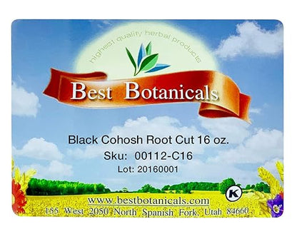 Best Botanicals Black Cohosh Root Cut 16 oz.