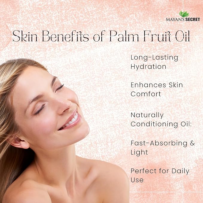 Pure Carrier and Essential Oils for Skin Care, Hair, Body Moisturizer for Face-Anti Aging Skin Care (Palm Fruit Oil Organic, 4oz)