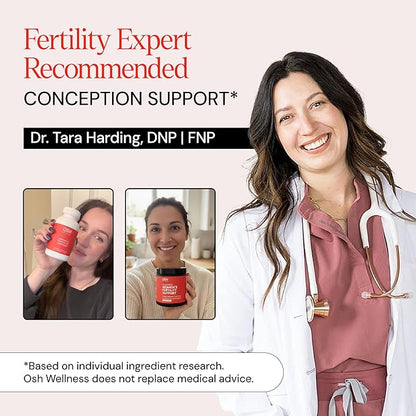 Freshly Moms Ayurvedic Fertility Supplements for Women | Support Ovulation | Conception for Women | Egg Quality | Maca Root, Vitex, & Vitamins | Vegan | 90 Capsules - OSH Wellness