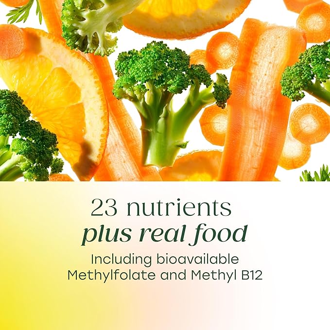 MegaFood Women's 40+ Multivitamin - Multivitamin Supplement for Women with Iron, Vitamins C, B12, K2, A, B6, Choline, and more - Non-GMO, Gluten-Free - Vegetarian - 60 Tabs (30 Servings)