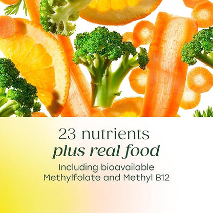 MegaFood Women's 40+ Multivitamin - Multivitamin Supplement for Women with Iron, Vitamins C, B12, K2, A, B6, Choline, and more - Non-GMO, Gluten-Free - Vegetarian - 60 Tabs (30 Servings)