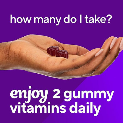 Vitafusion Iron Gummy Vitamin Supplement,Supports Red Blood Cell Production*,Guava Hibiscus Flavor,30 Servings,60 Count (Pack of 2)